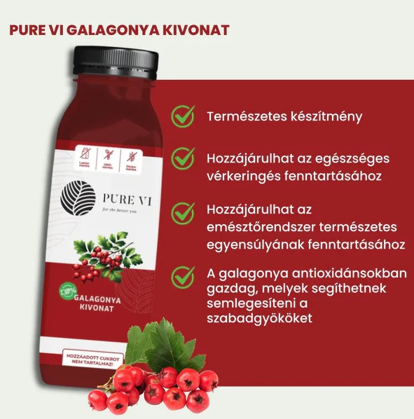 Pure Vi Galagonya Kivonat 500ml
