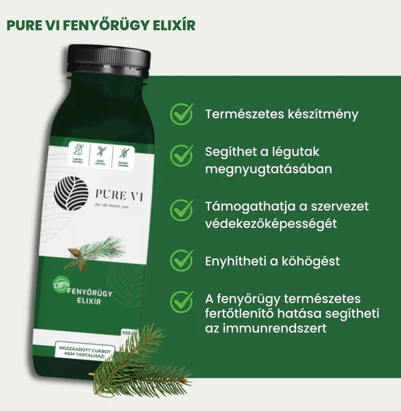 Pure Vi Fenyőrügy Elixír 500ml