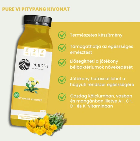 Pure Vi Pitypang Kivonat 500ml
