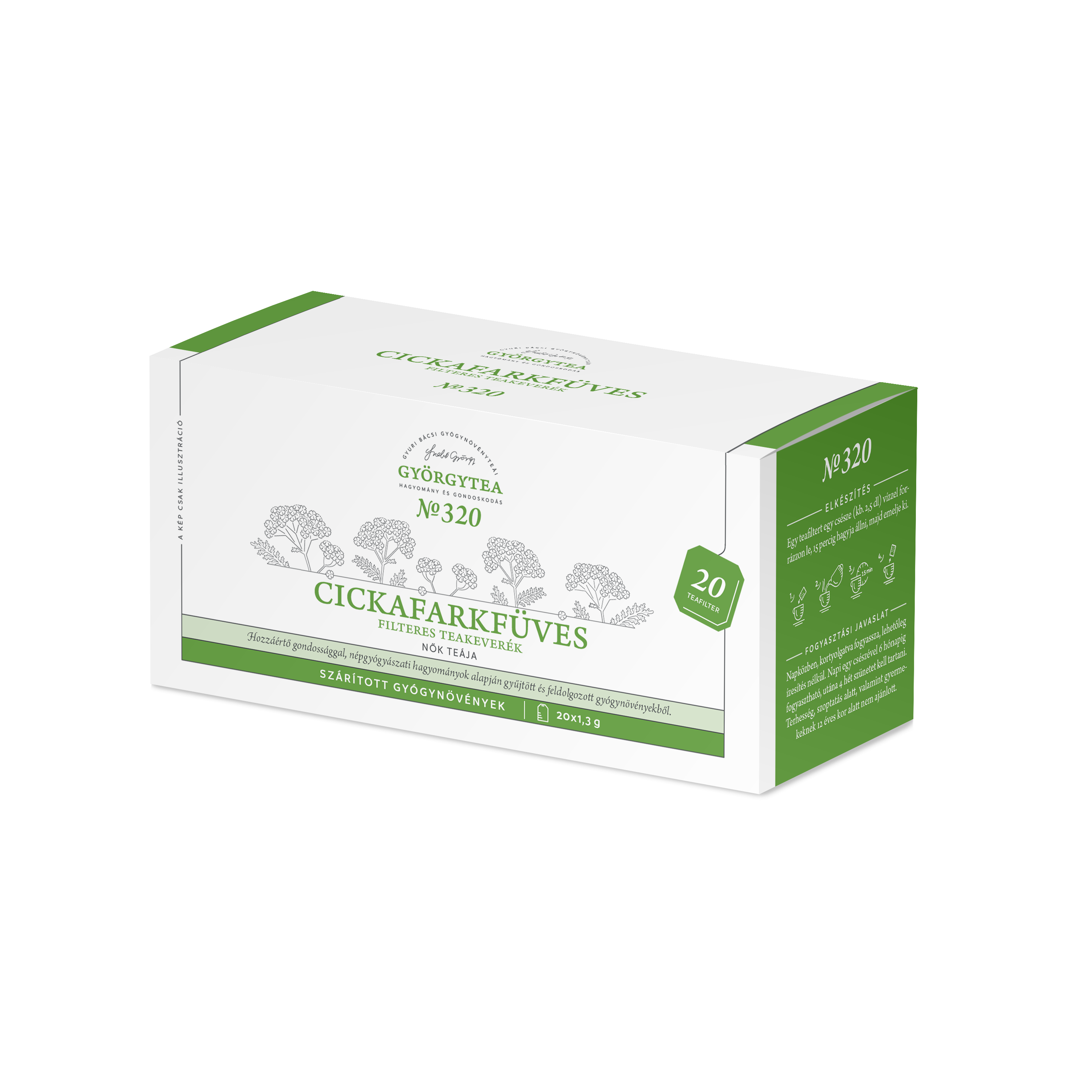 Cickafarkfüves filteres teakeverék 20db (20x1,3g)