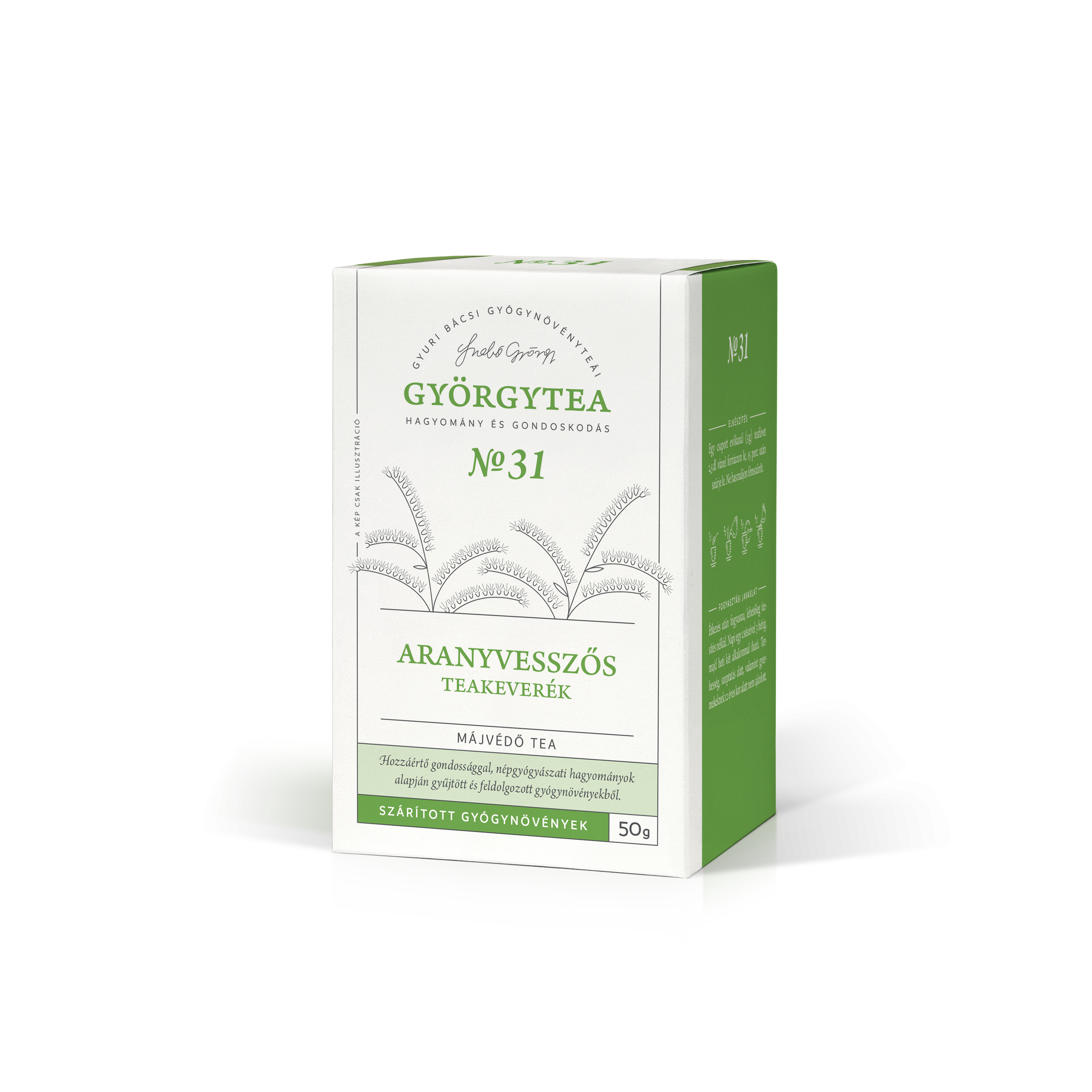 Aranyvesszős teakeverék (Májvédő tea) 50g (kb. 17 adag)