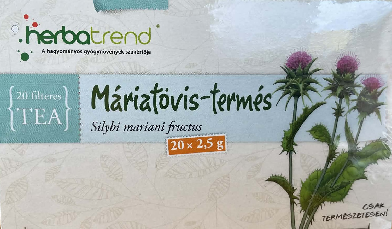 Máriatövis-termés filteres tea (20x2,5g)